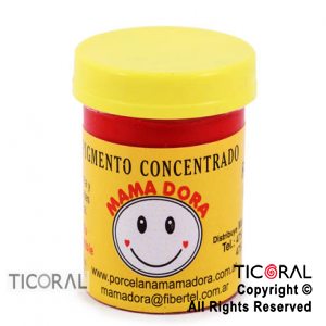 PIGMENTO CONCENTRADO P/PORCELANA FRIA ROJO X 15GR X 1